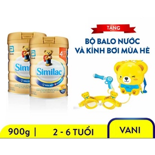 Combo 2 lon sữa Similac IQ 4 900g tặng balô đồ chơi hoặc ngẫu nhiên theo đợt