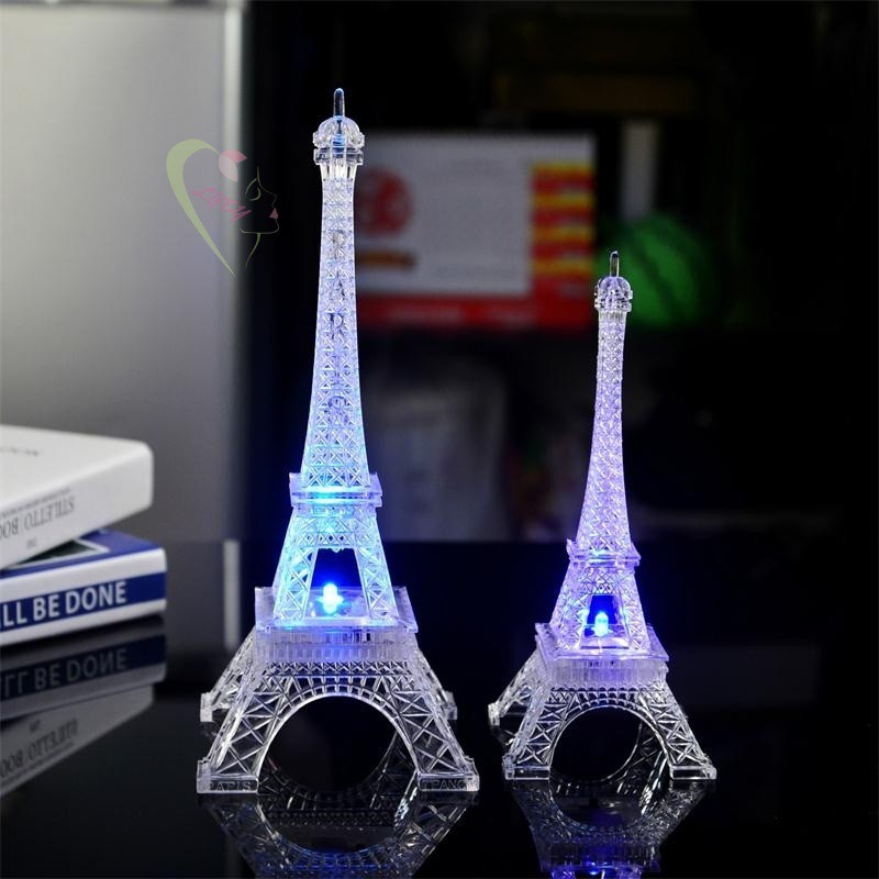 VN Đèn Ngủ Hình Tháp Eiffel Có Thể Đổi Màu Lãng Mạn