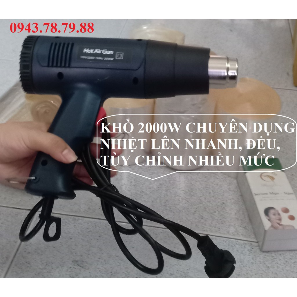 MÁY KHÒ MÀNG CO AIRGUN LOẠI MỚI 2000W - Chuyên giá sỉ máy khò màng co