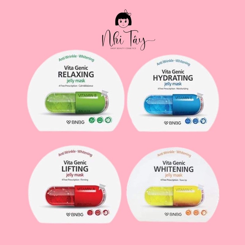 Mặt Nạ Viên Thuốc BANOBAGI VITA GENIC JELLY MASK [ HOT]
