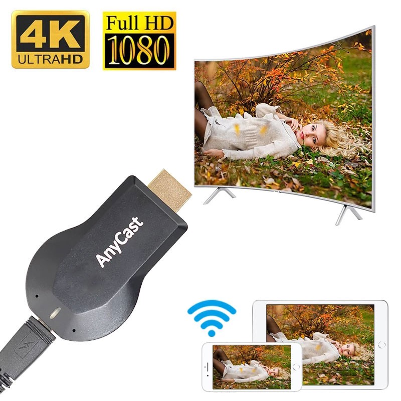 Anycast M2 Plus Smart Tv Hd Dongle Receptor Sem Fio Chromecast Para Display Tv Móvel Airplay Miracast Dongle Anycast Dongle Vara