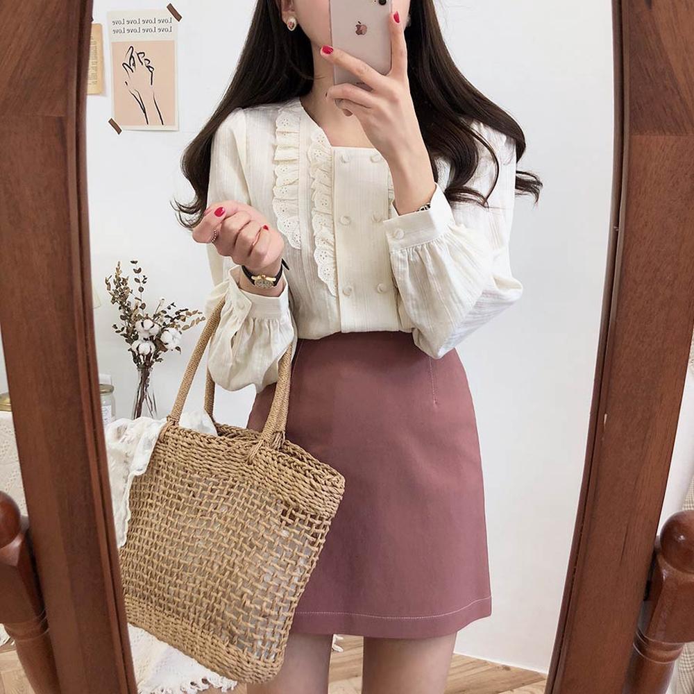 Chân Váy Dáng Chữ A Màu Trơn Phong Cách Công Chúa 2736027360 | BigBuy360 - bigbuy360.vn