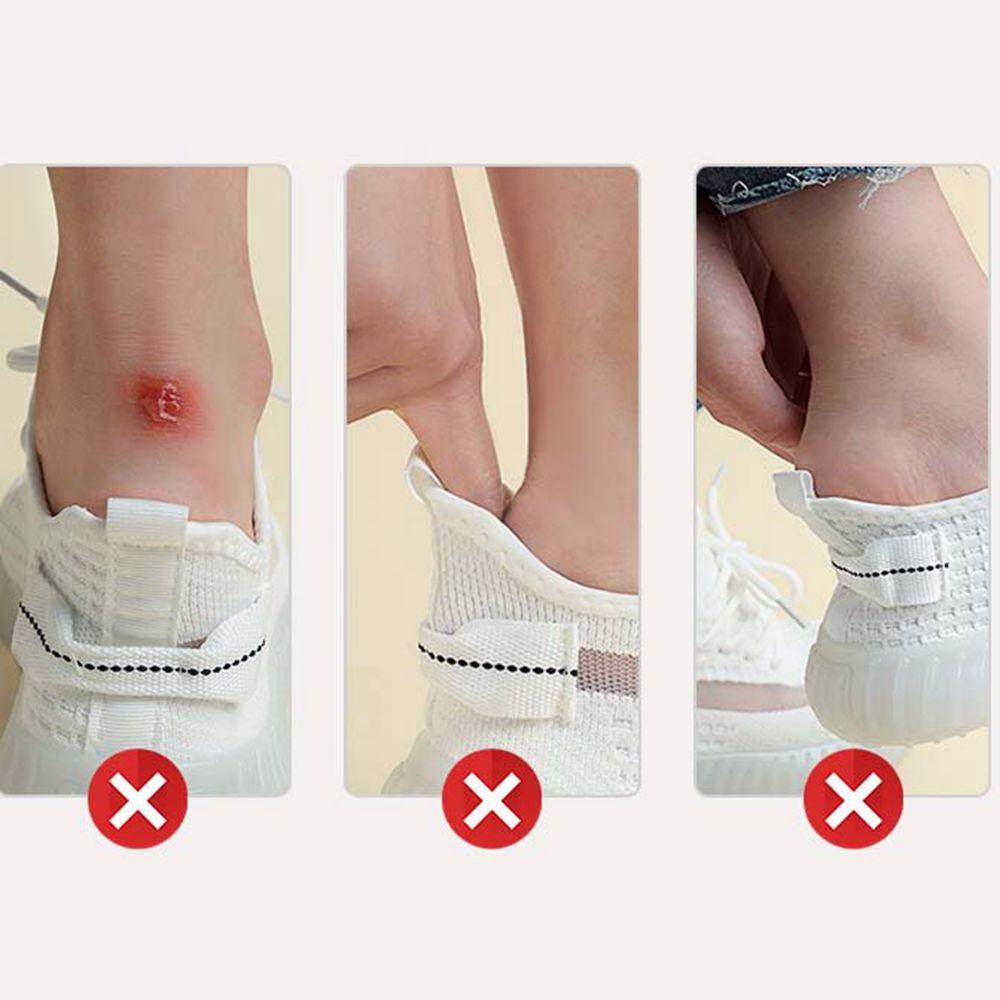 QQMALL Miếng Dán Sau Giày Bằng Lưới Thoáng Khí Chống Trượt Có Thể Điều Chỉnh