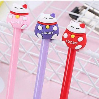 Bút Gel Mèo May Mắn, Mèo Lucky