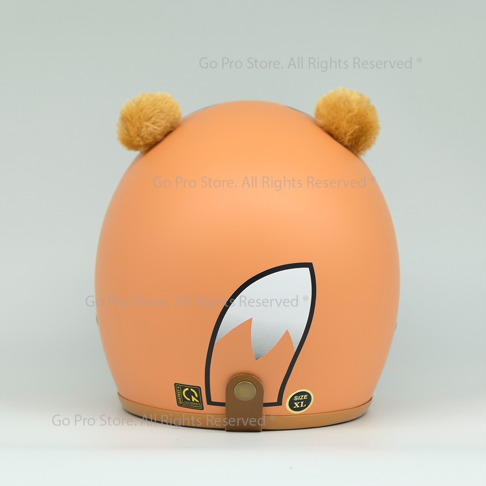 [CHÍNH HÃNG] Mũ Bảo Hiểm 3/4 XPRO X155 TAI GẤU Chuẩn Quatest 4