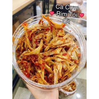 Xả kho cá cơm rim tỏi ớt hủ pet 300g - trai đẹp snack