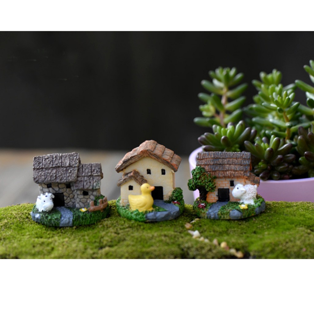 Nhà nông thôn có thú quà tặng trang trí