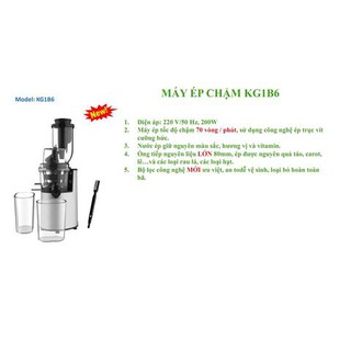 Máy ép chậm Kangaroo KG1B6 MODEL 2021 NEW