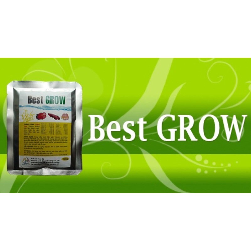 Vitamin Best Grow trộn tôm tim bò - dưỡng chất thiết yếu cho cá cảnh