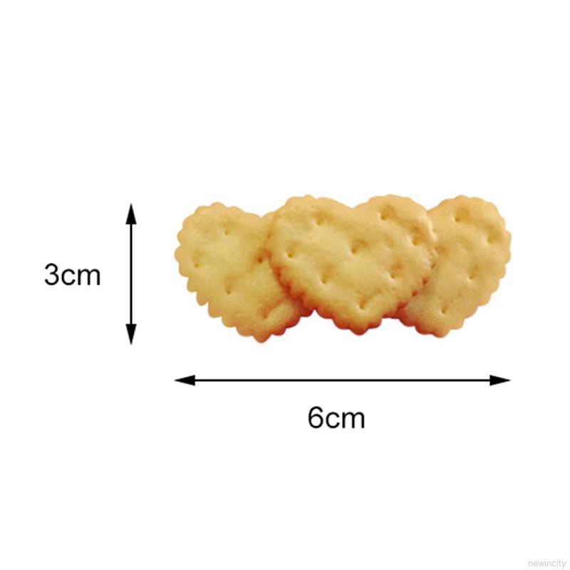 Kẹp tóc hình bánh quy đáng yêu cho bé gái