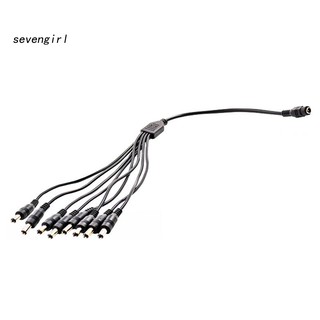 Dây Cáp Chia 8 Cổng DC Dành Cho Camera An Ninh CCTV