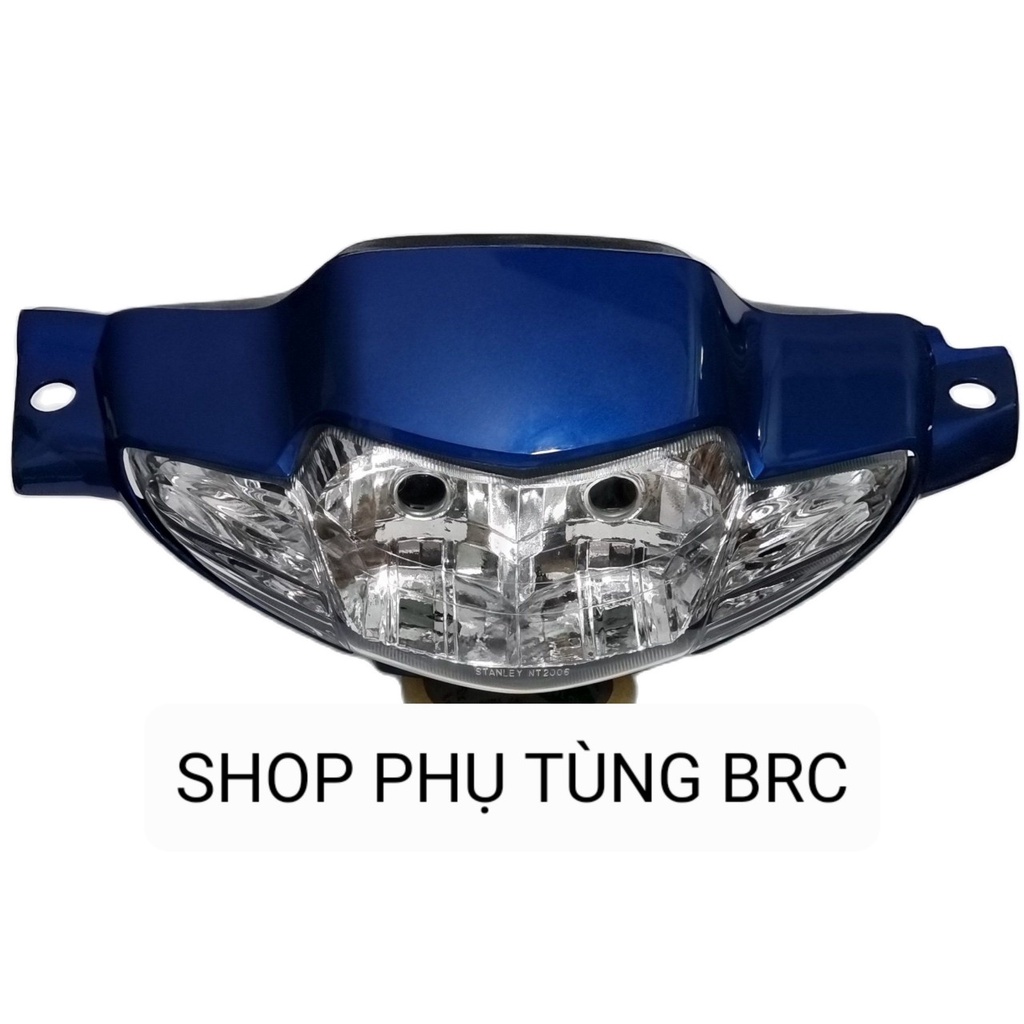 Bộ đầu đèn Wave 2 bóng dùng cho xe Wave nhỏ ZX, Wave A 2002 - 2005