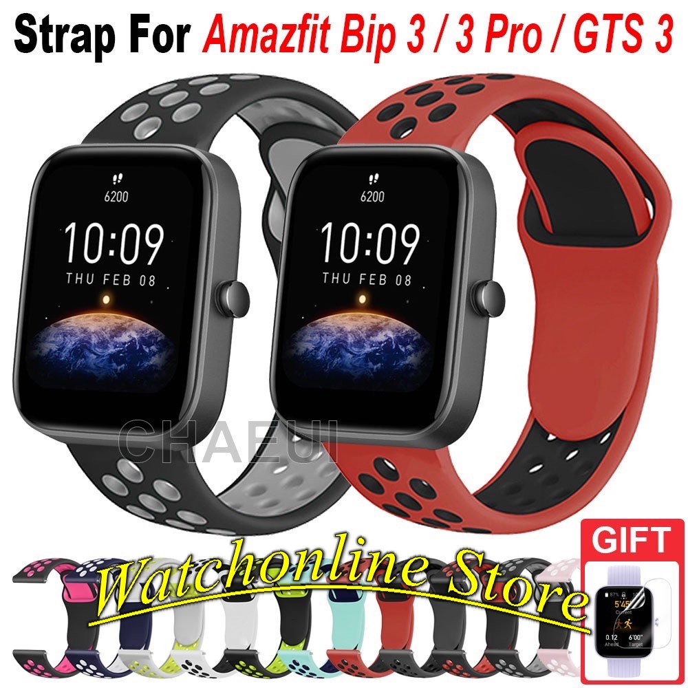 Dây Đeo 2 màu 20mm Cho Xiaomi Amazfit Bip 3 Bip 3 Pro Bip U Pro GTS3 GTS 2 Mini GTS 2e GTR 42mm