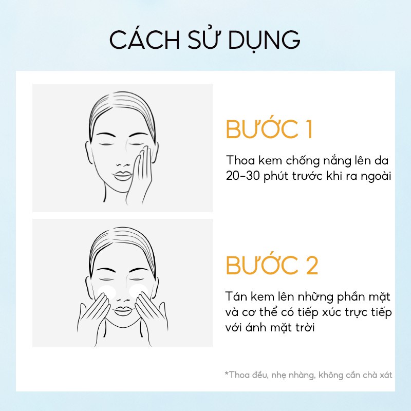 Kem chống nắng KAMI SPF50+ bảo vệ khỏi tia UV PA+++ dưỡng ẩm