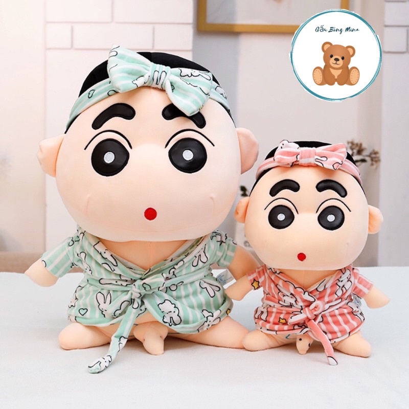 Gấu Bông Shin Bút Chì Mặc Pijama Cao Cấp - Gấu Bông Mina