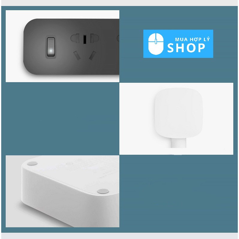 [CHÍNH HÃNG XIAOMI] TỔNG HỢP Ổ Cắm Điện Thông Minh Xiaomi Chống Cháy, An toàn Trẻ em, Tích Hợp Cổng USB - Hàng Nhập Khẩu