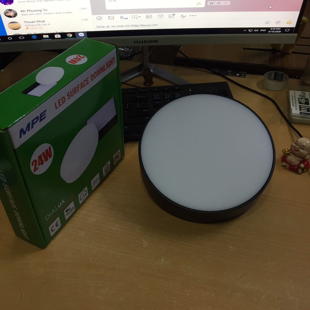 ĐÈN LED GẮN NỔI TRẦN 32W TRÀN VIỀN MPE,ĐÈN ỐP NỔI