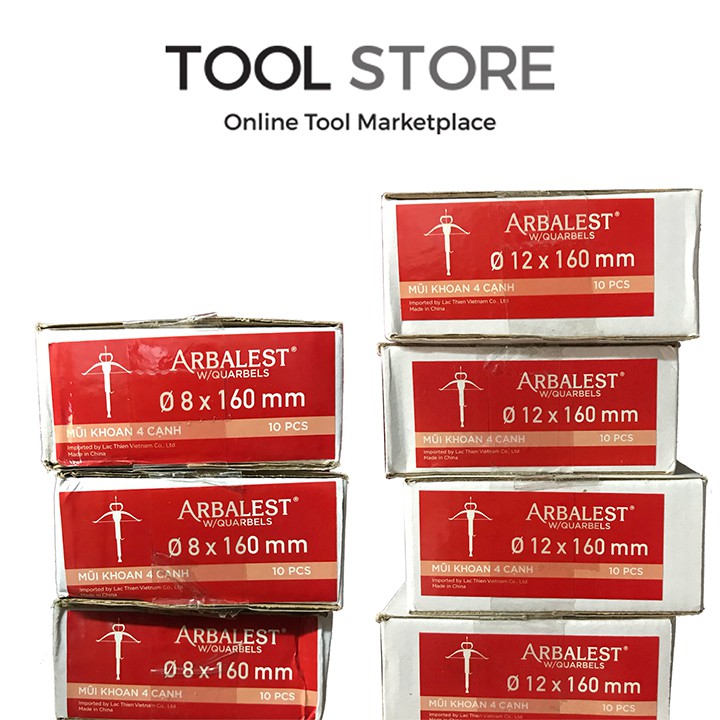 Mũi Khoan Bê Tông 4 Cạnh ARBALEST