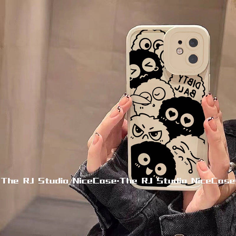 Xiaohongshu Cute Briquette Iphone13 Phone Case XR Apple 12 All-Inclusive 11pro Female Xsmax Set 7/8/6P LV3A