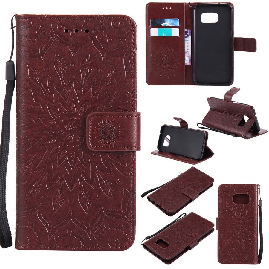 Samsung S7/S7 Edge Sun flower leather Phone case Hard shell | BigBuy360 - bigbuy360.vn