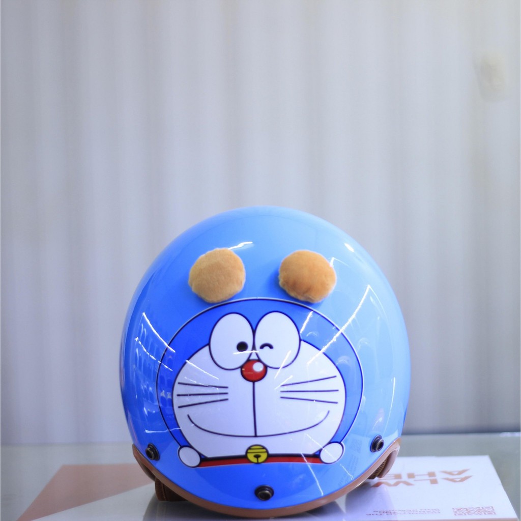 MŨ BẢO HIỂM 3/4 NTMAX DORAEMON SIÊU DỄ THƯƠNG