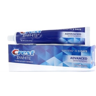 [Hàng Mỹ] Kem đánh răng Crest 3D White Advanced Whitening (12 Hours stain prevention)