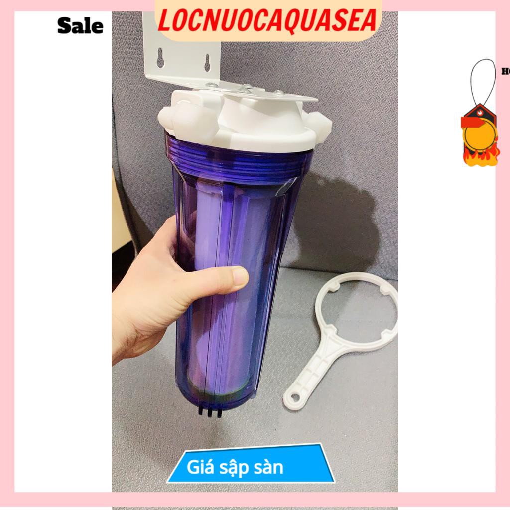 ComBO Cốc Lọc 10 inch ren 21/CỐC LỌC ĐẦU NGUỒN BỘ CÓ CỐC CÓ LÕI CÓ GIÁ SẮT TREO CÓ TAY VẶN