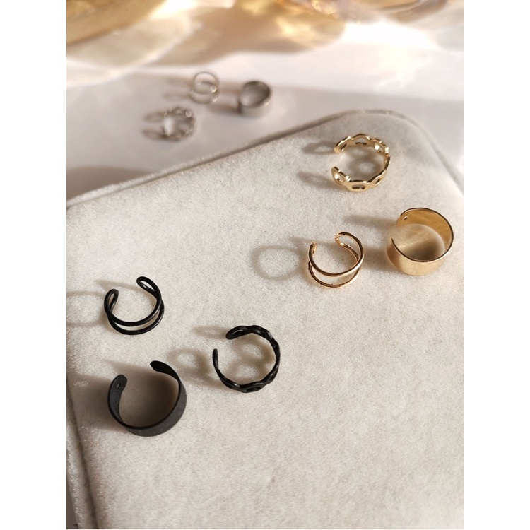 Set 3 hoa tai cá tính cho nữ