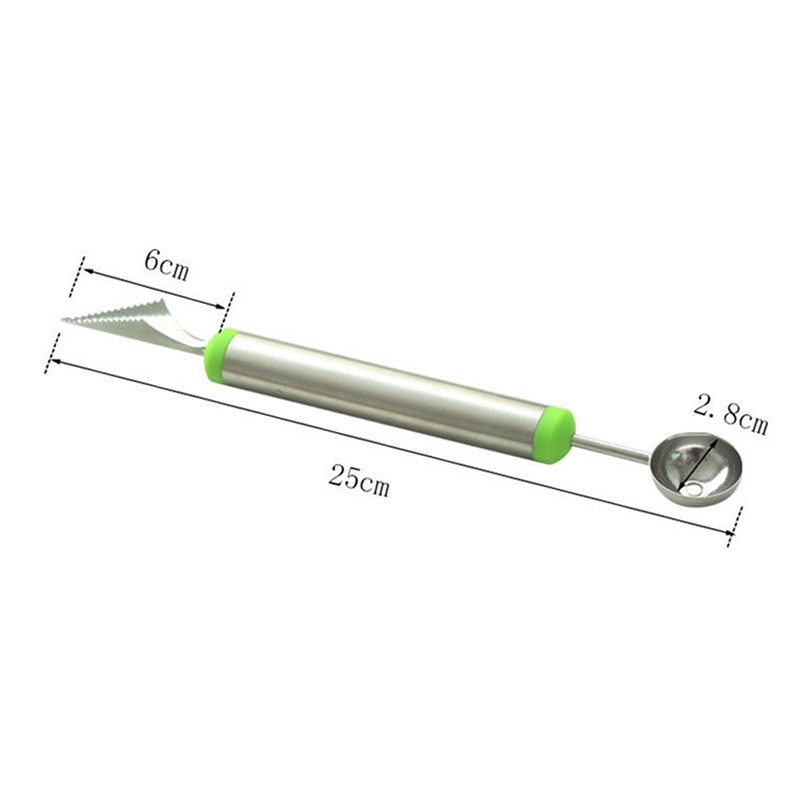 Kem / Trái Cây 2 Đầu Bằng Thép Không Gỉ