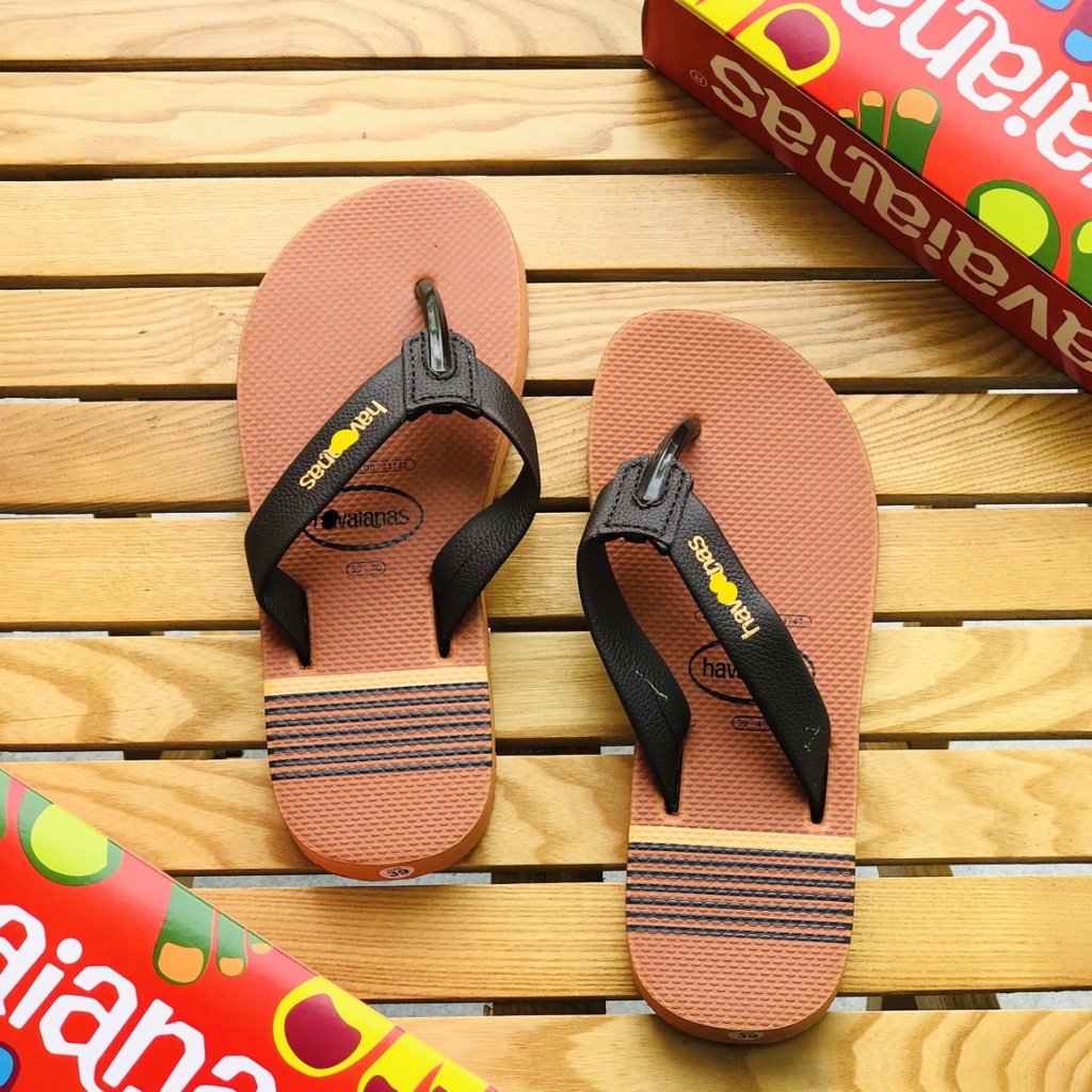 Dép Quai Da Havaianas Nam Dép Kẹp Quai Da Dép Tông Nam Havanas Hot Trend Tông Lào Cao Su Chống Trơn Thời Trang Cao Cấp