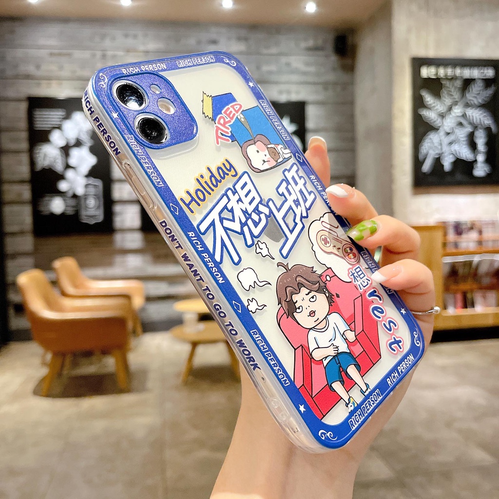 Ốp điện thoại silicon in chữ Trung Quốc thời trang cho IPHONE 13 12 11 PRO MAX 12 13 MINI X XS XR 8 7 PLUS SE 2 6 6S PLUS