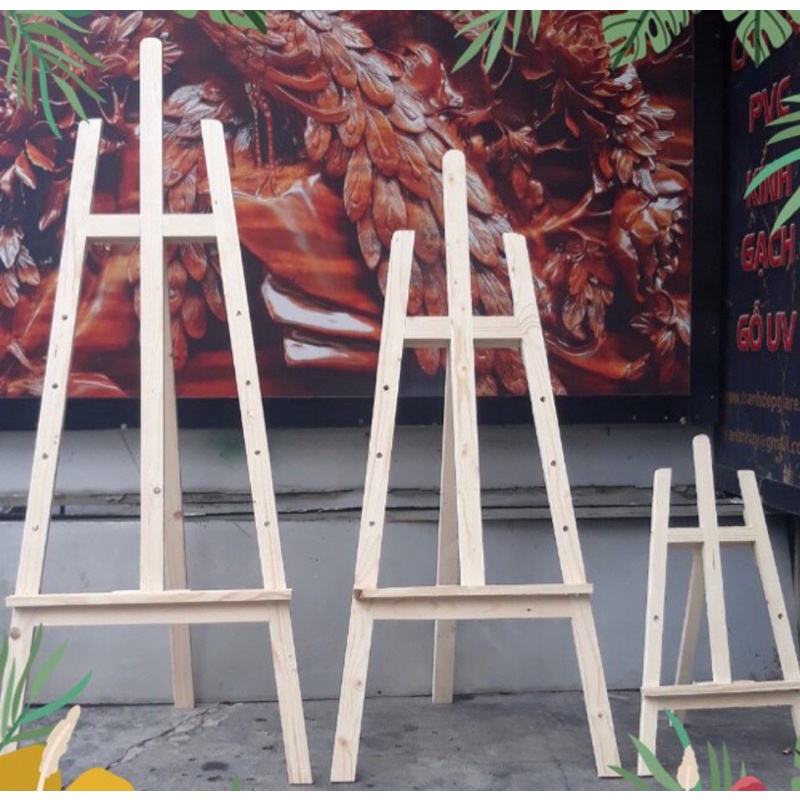 giá vẽ 3 chân chữ A các cỡ(cỡ lớn nhắn tin cho shop để hướng dẫn cách đặt đơn)