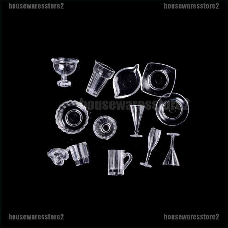 Bộ 13 Ly Kem Mini Tỉ Lệ 1 / 12 Dùng Để Trang Trí