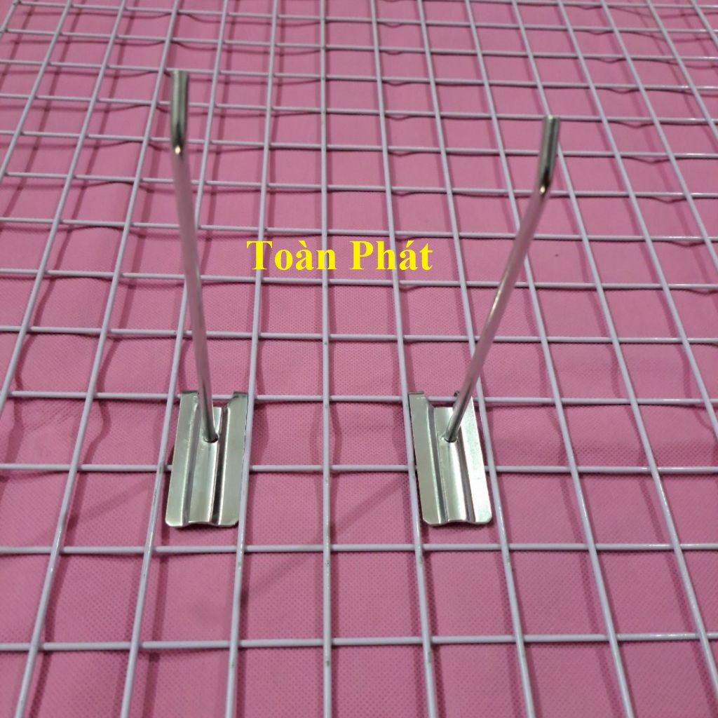 Tay cài lưới móc treo đồ mạ kẽm nhiều kích thước