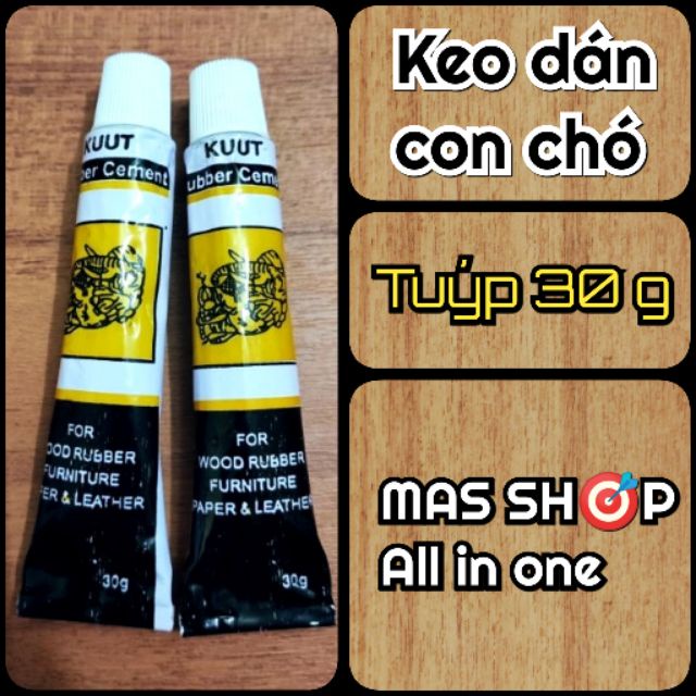 Keo con chó dạng tuýp 30gr - 5gr Thái Lan