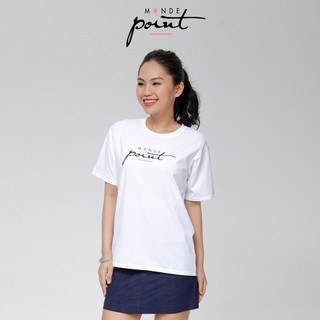 Áo T-Shirt nữ Monde Point MPWA06102100 màu trắng