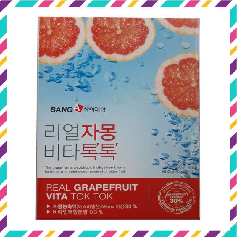 Nước Bưởi Giảm Cân Hàn Quốc - Real Grapefruit Vita Tok Tok, Giúp Giảm Cân An Toàn, Hiệu Quả