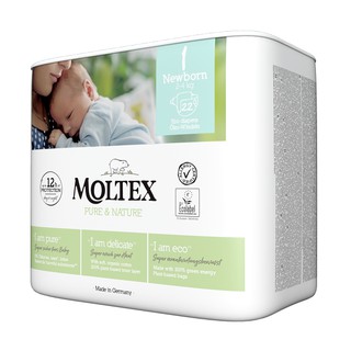 Bỉm/Tã dán Moltex New Born Size 2-4kg 22 miếng