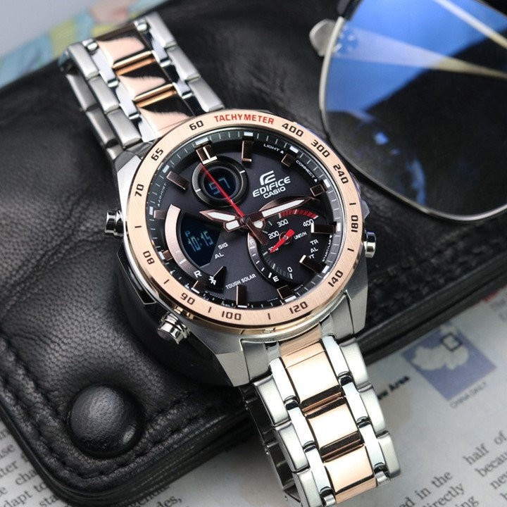 Đồng Hồ Caso Nam Dây Kim Loại Casio EDIFICE ECB-900DC-1A Chính Hãng