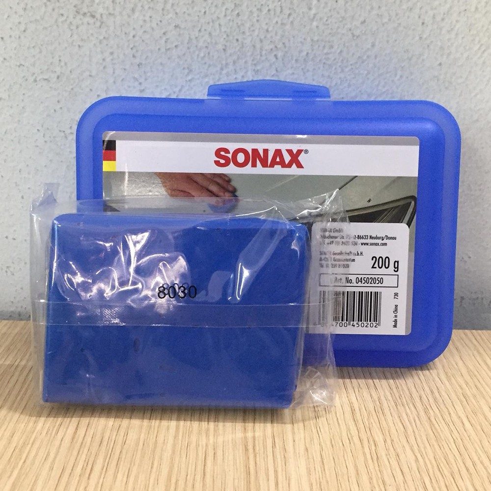 Đất sét tẩy bụi sơn Sonax Clay Blue 200g (xanh)