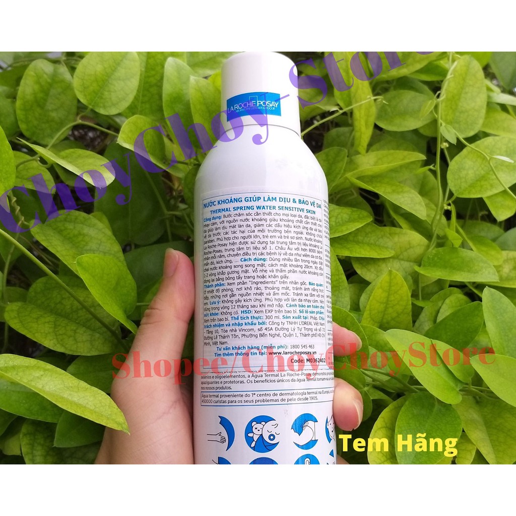 [TEM CTY] Xịt Khoáng La Roche Posay Thermal Spring Water Sensitive Skin 150mL & 300mL