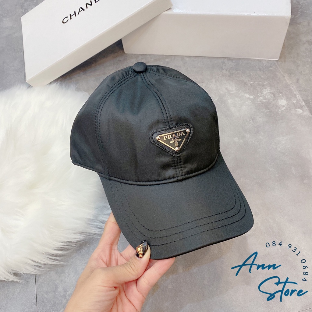 [SALE SỐC] Mũ lưỡi trai Prada mới, chất liệu vải gió 2 lớp cao cấp, bảng màu mới trẻ trung, hàng loại 1 full tag