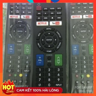 REMOTE ĐIỀU KHIỂN TIVI SHARP LED LCD SMART 1346