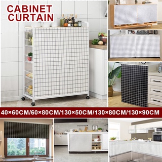  Miếng dán băng ma thuật Rèm tủ bồn rửa Không cần đục lỗ Chống bụi Tự dính Cửa bếp Cửa sổ che rèm có thể tùy chỉnh 