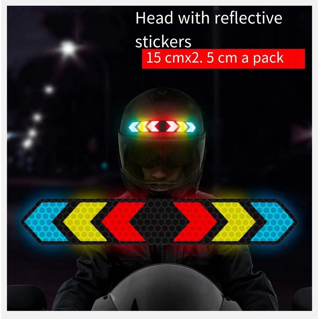 Hl Miếng Dán Phản Quang Trang Trí Mũ Bảo Hiểm / Xe Hơi