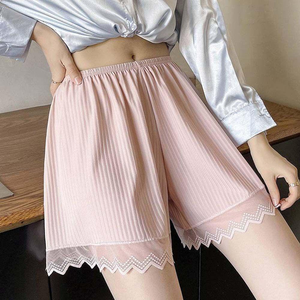 Quần Short An Toàn Dáng Rộng Phối Ren Đơn Giản Thời Trang Mùa Hè Cho Nữ