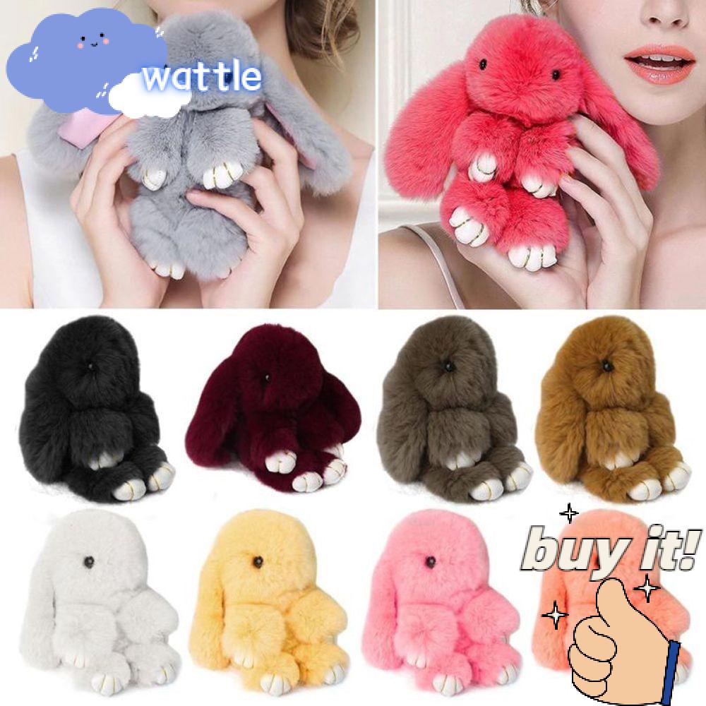 Móc Khóa Lông Thỏ Thiết Kế Mới Xinh Xắn Đáng Yêu