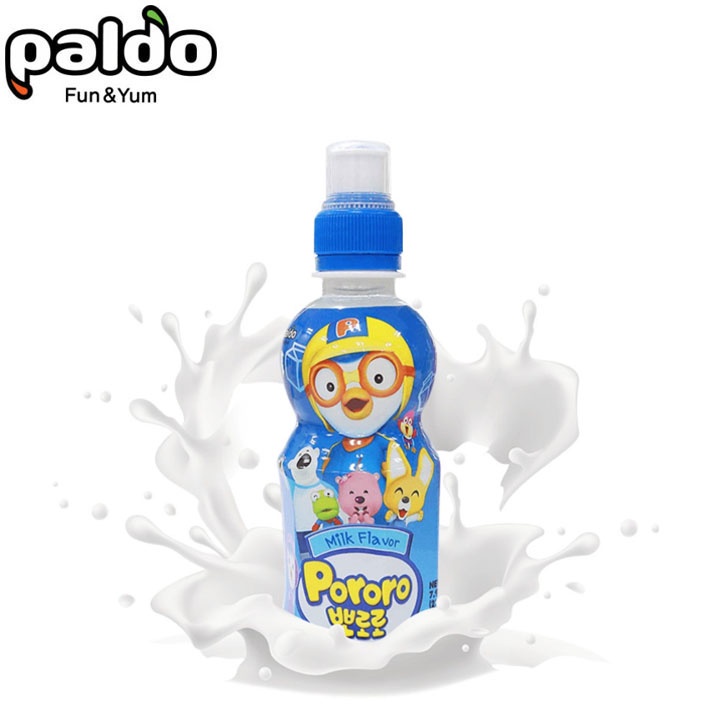 Nước Trái Cây Pororo 235ml - Nước Trái Cây Hàn Quốc Vị Dâu , Sữa , Táo , Chuối , Việt Quất