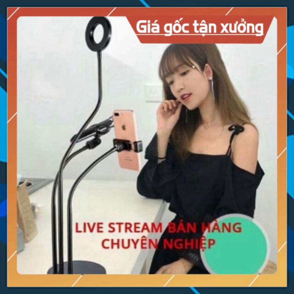 [ sale mùa hè] Sẵn hàng  Bộ dụng cụ hỗ trợ livestream 3in1 < KHÔNG KÈM MICRO> .