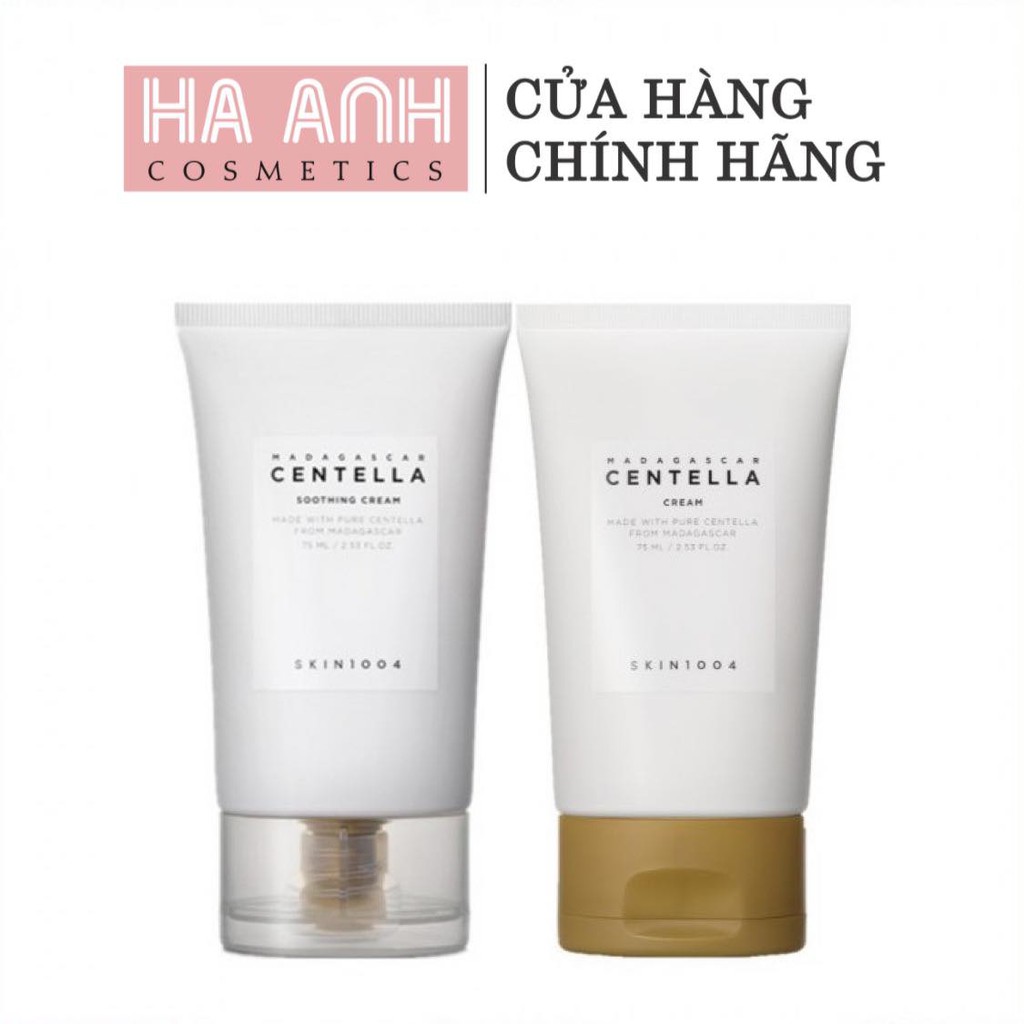 Kem Dưỡng Ẩm, Phục Hồi, Làm Dịu Da Mụn Chiết Xuất Rau Má Skin1004 Madagascar Centella Cream